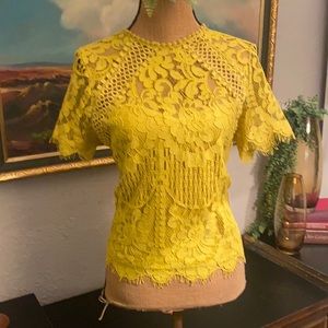 💛💛 absolutely gorgeous yellow lace top💛💛